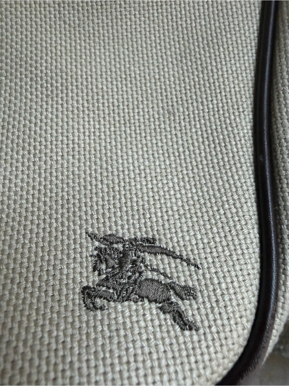 Burberry blue label messenger bag.